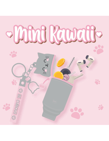 Porte-monnaie kawaii Chat - Legami