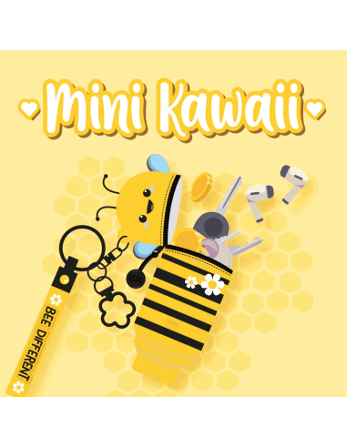 Porte-monnaie kawaii Abeille - Legami