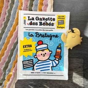 Livre d'éveil à froisser "Bretagne" - Gazette des bébés