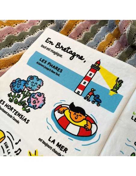 Livre d'éveil à froisser "Bretagne" - Gazette des bébés