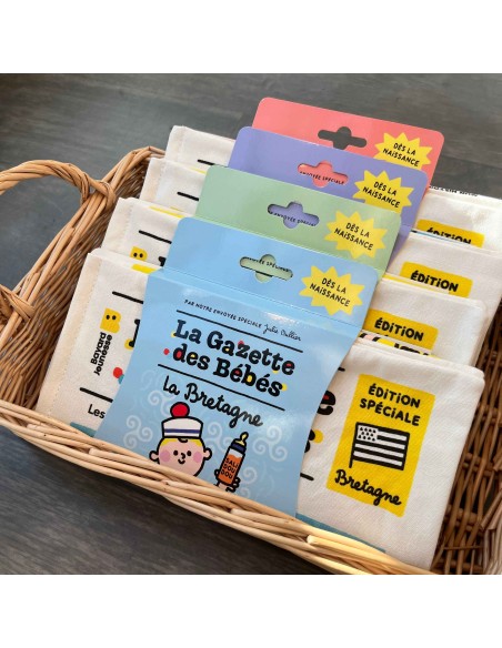 Livre d'éveil à froisser "Bretagne" - Gazette des bébés