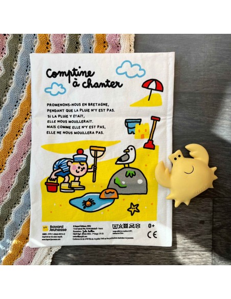 Livre d'éveil à froisser "Bretagne" - Gazette des bébés