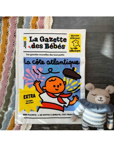 Livre d'éveil à froisser "Côte Atlantique" -...