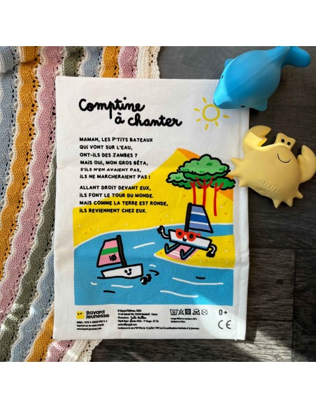 Livre d'éveil à froisser "Côte Atlantique" - Gazette des bébés