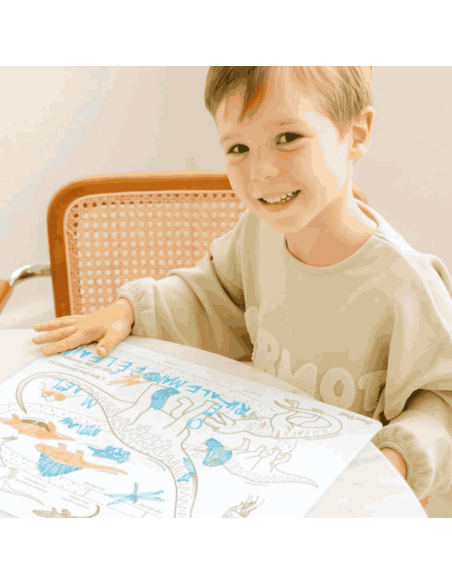 Set de table silicone Dinosaures Learn & Play - Super Petit