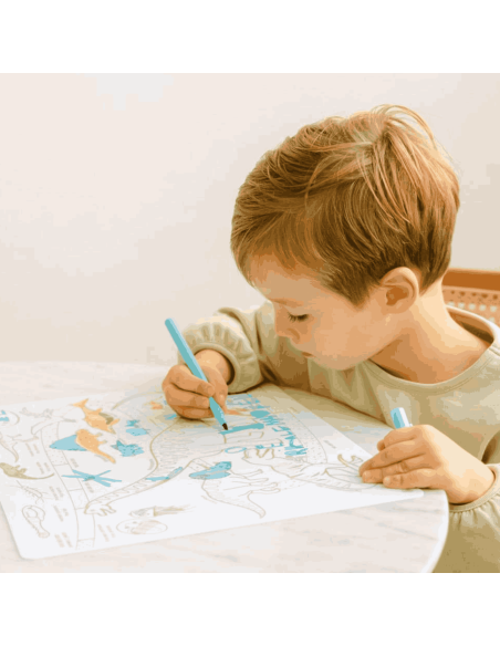 Set de table silicone Dinosaures Learn & Play - Super Petit