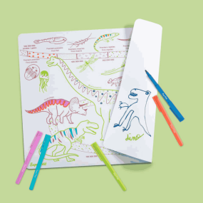 Set de table silicone Dinosaures Learn & Play - Super Petit