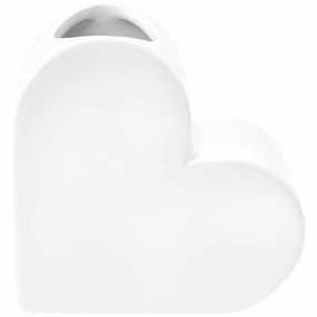 Vase céramique petit coeur blanc - Rico Design 2