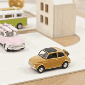 Fiat 500 F 1965 Jaune Positano - Norev