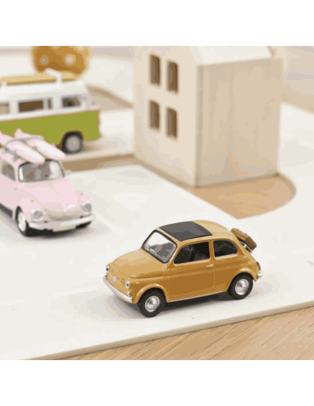 Fiat 500 F 1965 Jaune Positano - Norev