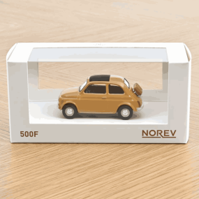 Fiat 500 F 1965 Jaune Positano - Norev 2