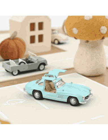 Mercedes Benz 300 SL 1955 Bleu - Norev