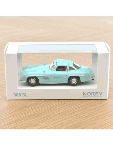 Mercedes Benz 300 SL 1955 Bleu - Norev
