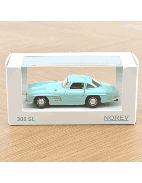 Mercedes Benz 300 SL 1955 Bleu - Norev