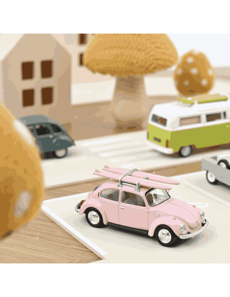 Volkswagen Coccinelle 1973 Rose - Norev