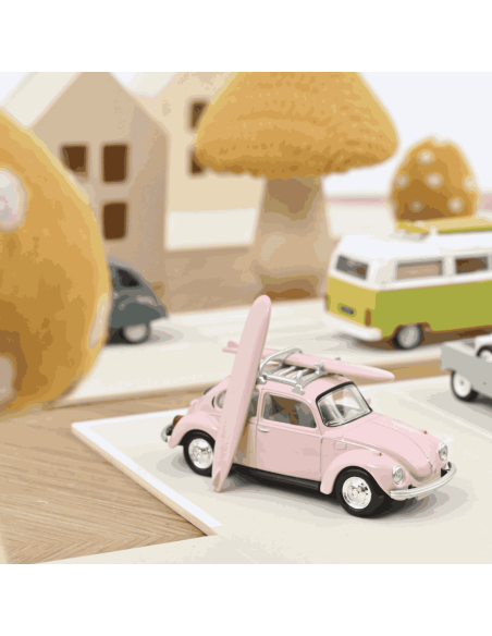 Volkswagen Coccinelle 1973 Rose - Norev