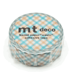 Masking tape petits carrés superposés oranges 2