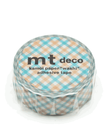 Masking tape petits carrés superposés oranges