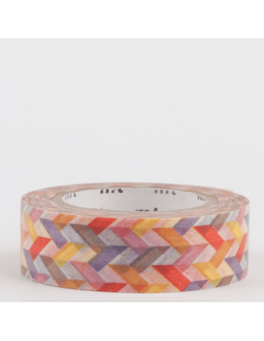 Masking tape entrelacs multicolores