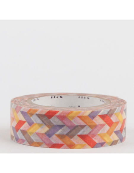 Masking tape entrelacs multicolores