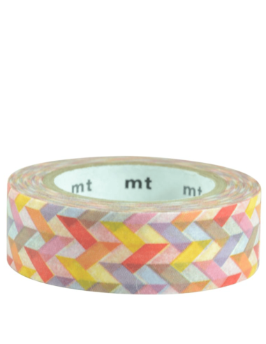 Masking tape entrelacs multicolores