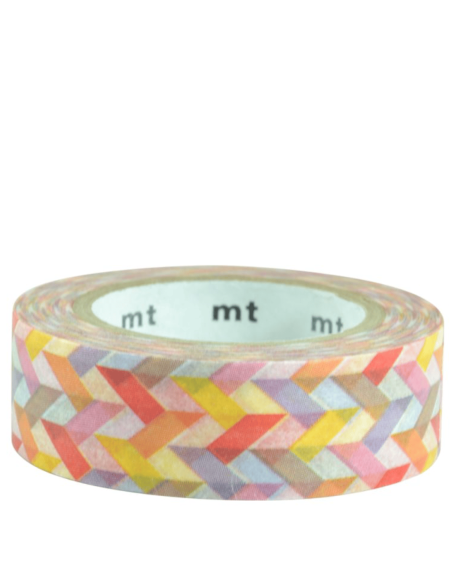 Masking tape entrelacs multicolores