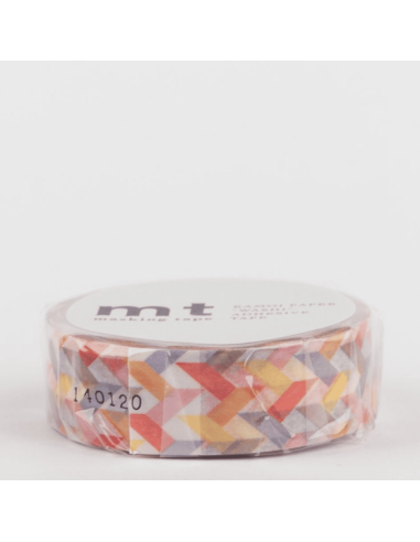 Masking tape entrelacs multicolores