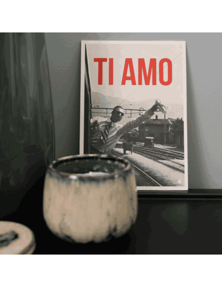 Carte vintage "Ti amo" - Atelier Kencre