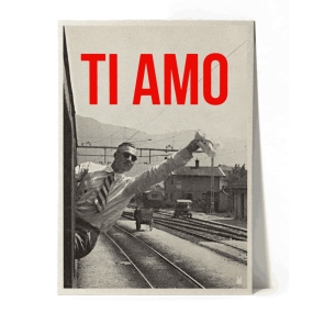 Carte vintage "Ti amo" - Atelier Kencre