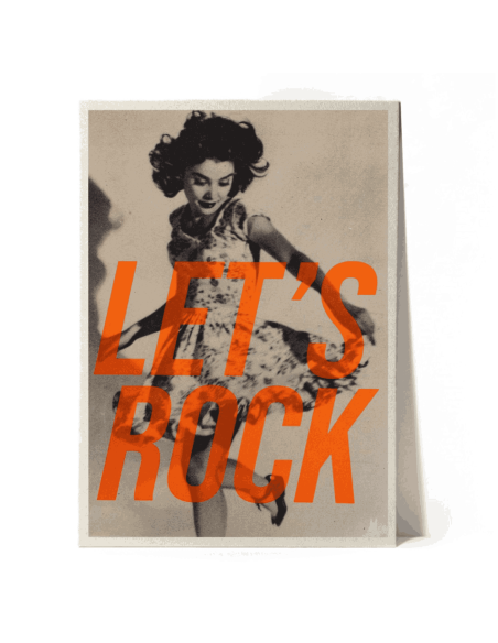 Affiche vintage A4 "POP" - Atelier Kencre