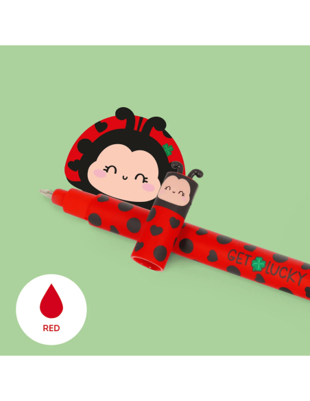 Stylo à encre effaçable Coccinelle - Legami