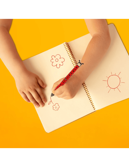 Stylo bille bicolore coccinelle - Legami