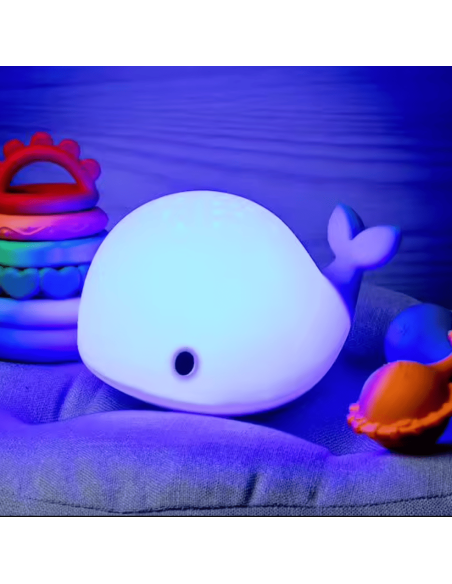 Projecteur de lumière baleine Wilda Blanche - Little L