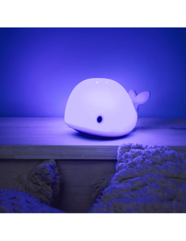 Projecteur de lumière baleine Wilda Blanche -...