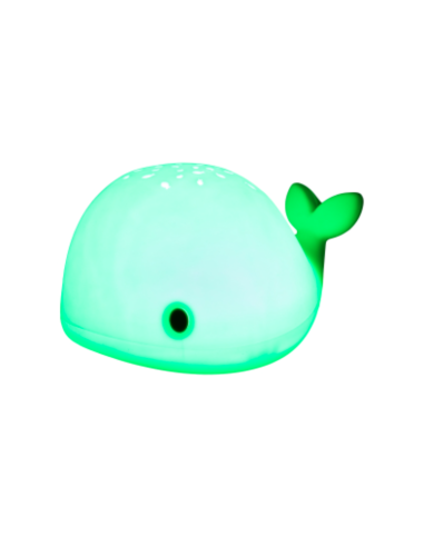 Projecteur de lumière baleine Wilda Blanche -...