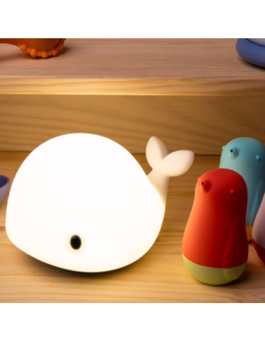 Projecteur de lumière baleine Wilda Blanche -...