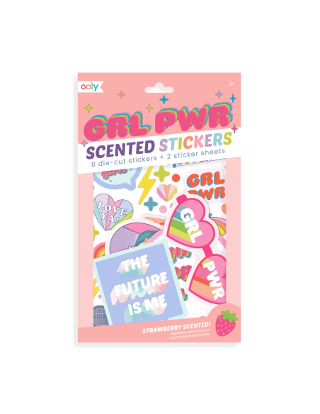Autocollants Girl Pwr - Ooly