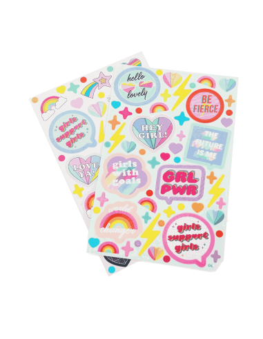 Autocollants Girl Pwr - Ooly