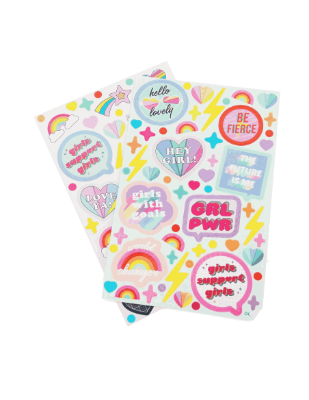 Autocollants Girl Pwr - Ooly