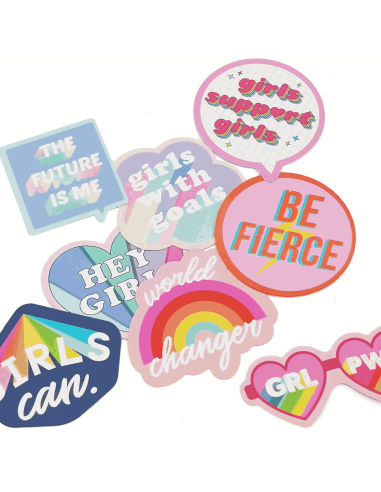 Autocollants parfumés Girl Power - Ooly