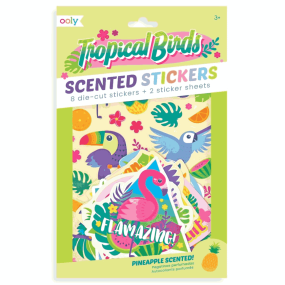 Autocollants parfumés oiseaux Tropicaux - Ooly