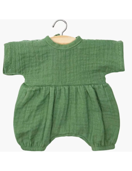 Barboteuse Noa "vert ortie" - Minikane