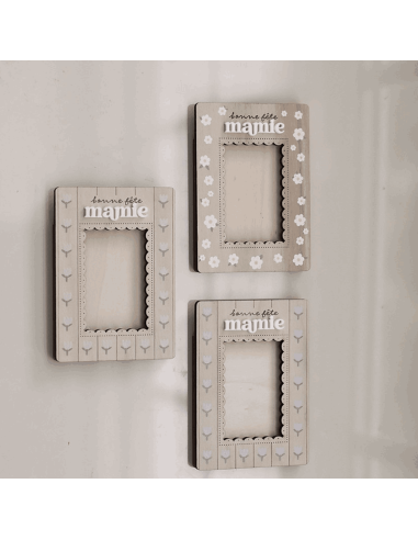Cadre photo magnétique Bonne fête mamie - Les Mignonneries
