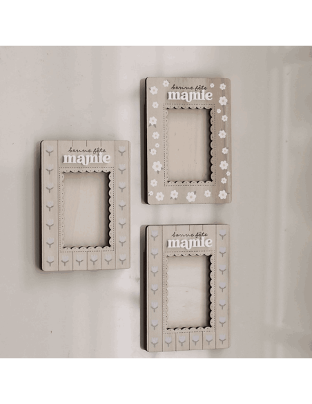 Cadre photo magnétique Bonne fête mamie - Les Mignonneries