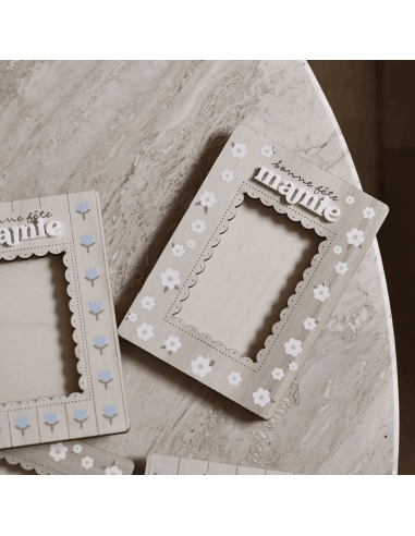 Cadre photo magnétique Bonne fête mamie - Les Mignonneries