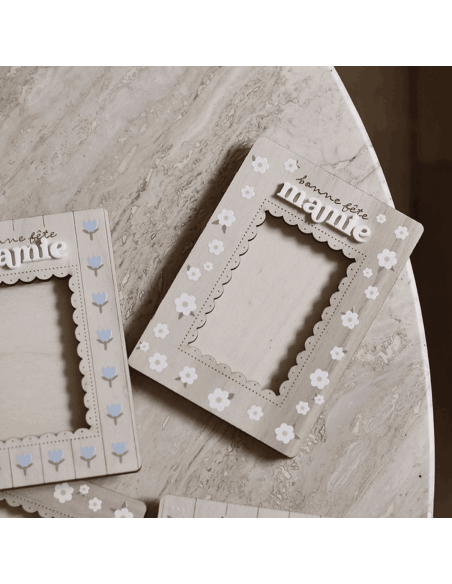 Cadre photo magnétique Bonne fête mamie - Les Mignonneries