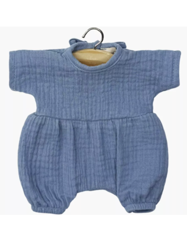 Barboteuse Noa "bleu jean" - Minikane