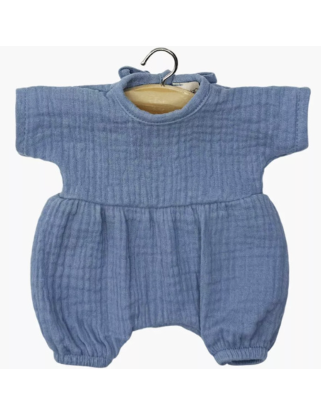 Barboteuse Noa "bleu jean" - Minikane