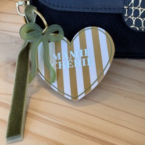 Porte-clés Adèle coeur Mamie chérie - Les Mignonneries
