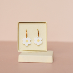 Boucles d'oreilles Pâquerettes - Les Mignonneries